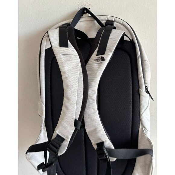 The North Face Aurora Backpack Womens Bag White Metallic Black Laptop Holder 22L - Picture 11 of 13